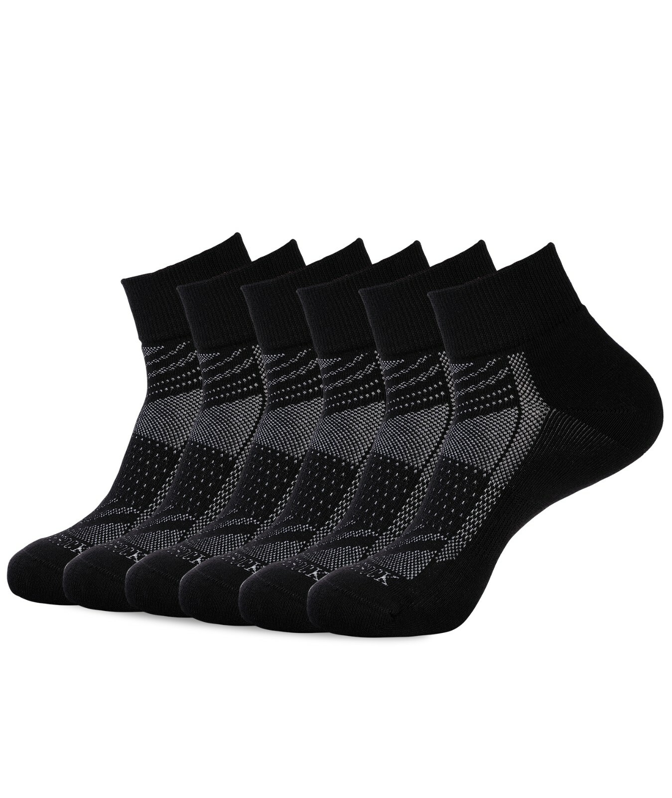 6 PAIR QUARTER CREW SOCKS ANKLE LOW CUT SUPER SOFT CUSHIONED COTTON ALL SIZES