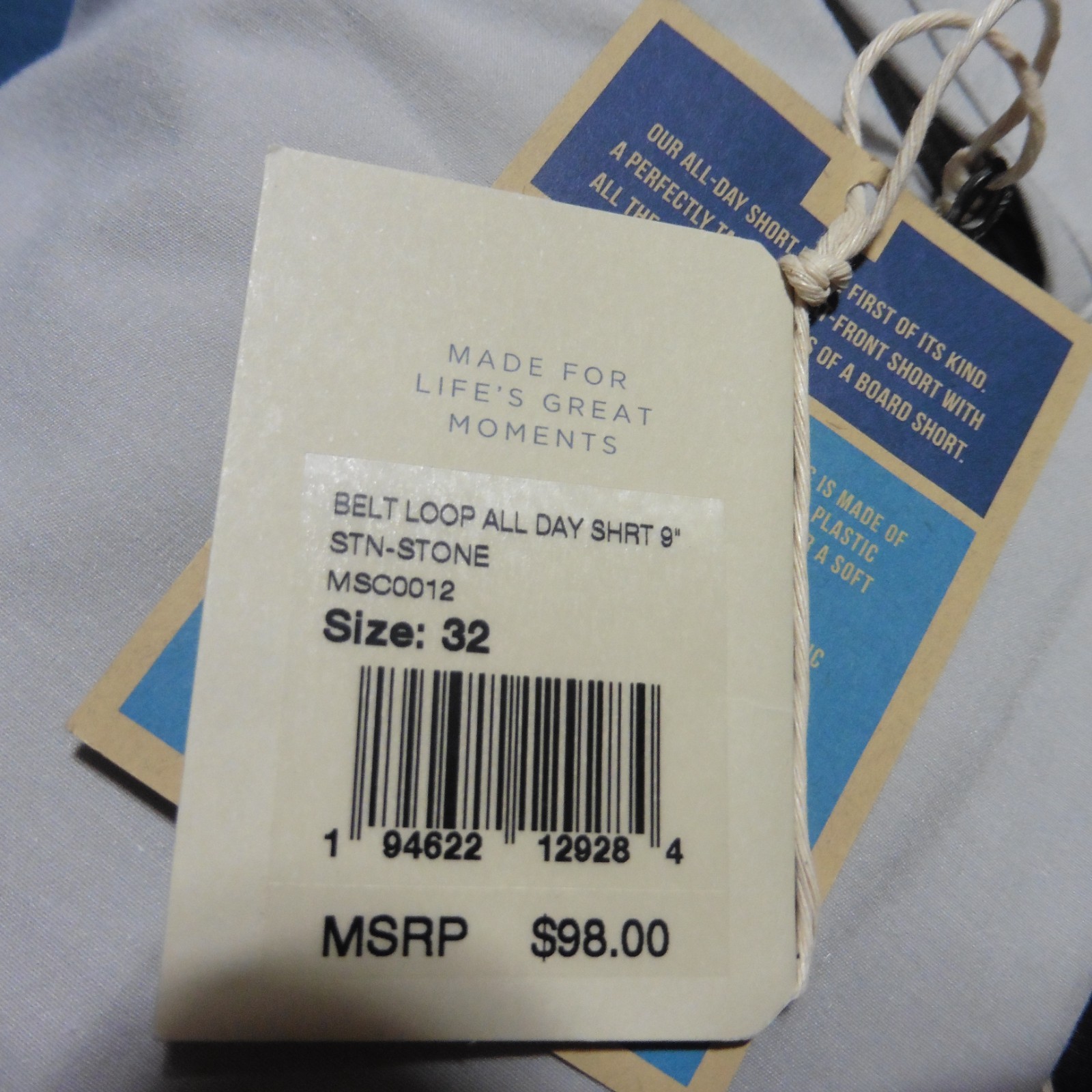 FAHERTY Mens ALL DAY SHORTS 2.0 PERFORMANCE GOLF 9″ BELT LOOP & HYBRID BELTLESS