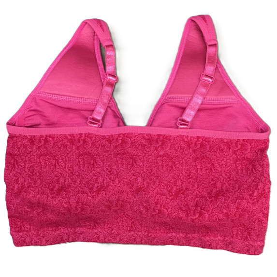 Rhonda Shear 2pack Seamless Jacquard Ahh Bra with Removable Pads, GRAFLR, M