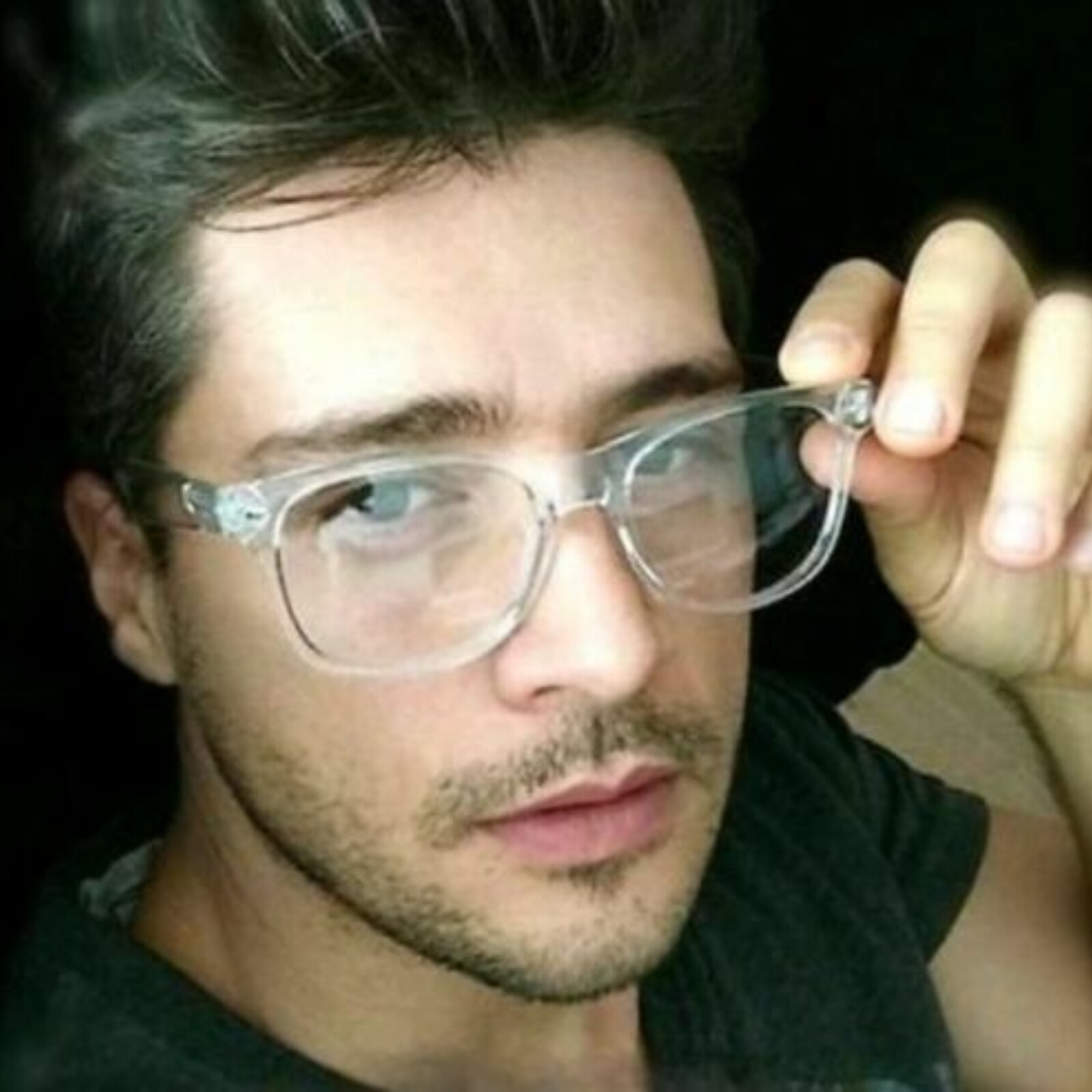 Men’s Women VINTAGE RETRO Style Clear Lens EYE GLASSES Transparent Fashion Frame