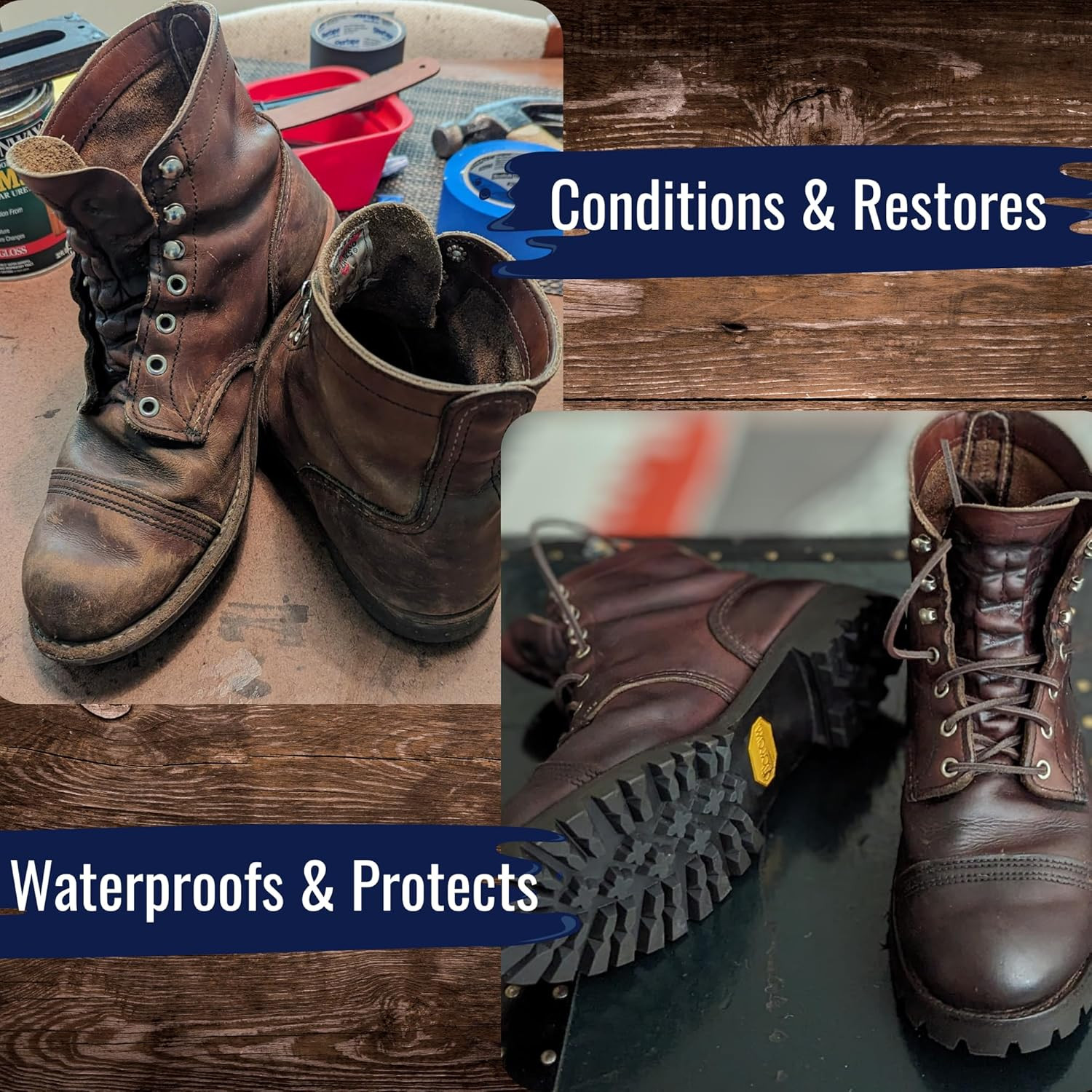 Huberd’S Shoe Grease, 7.5Oz: Waterproofs, Softens, Conditions Leather. Protects