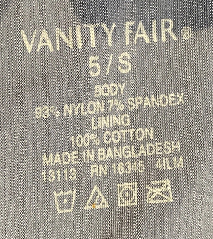 Womens Brief Panty Radiant Vanity Fair 3 Pair Comfort Stretch Panties Small 5