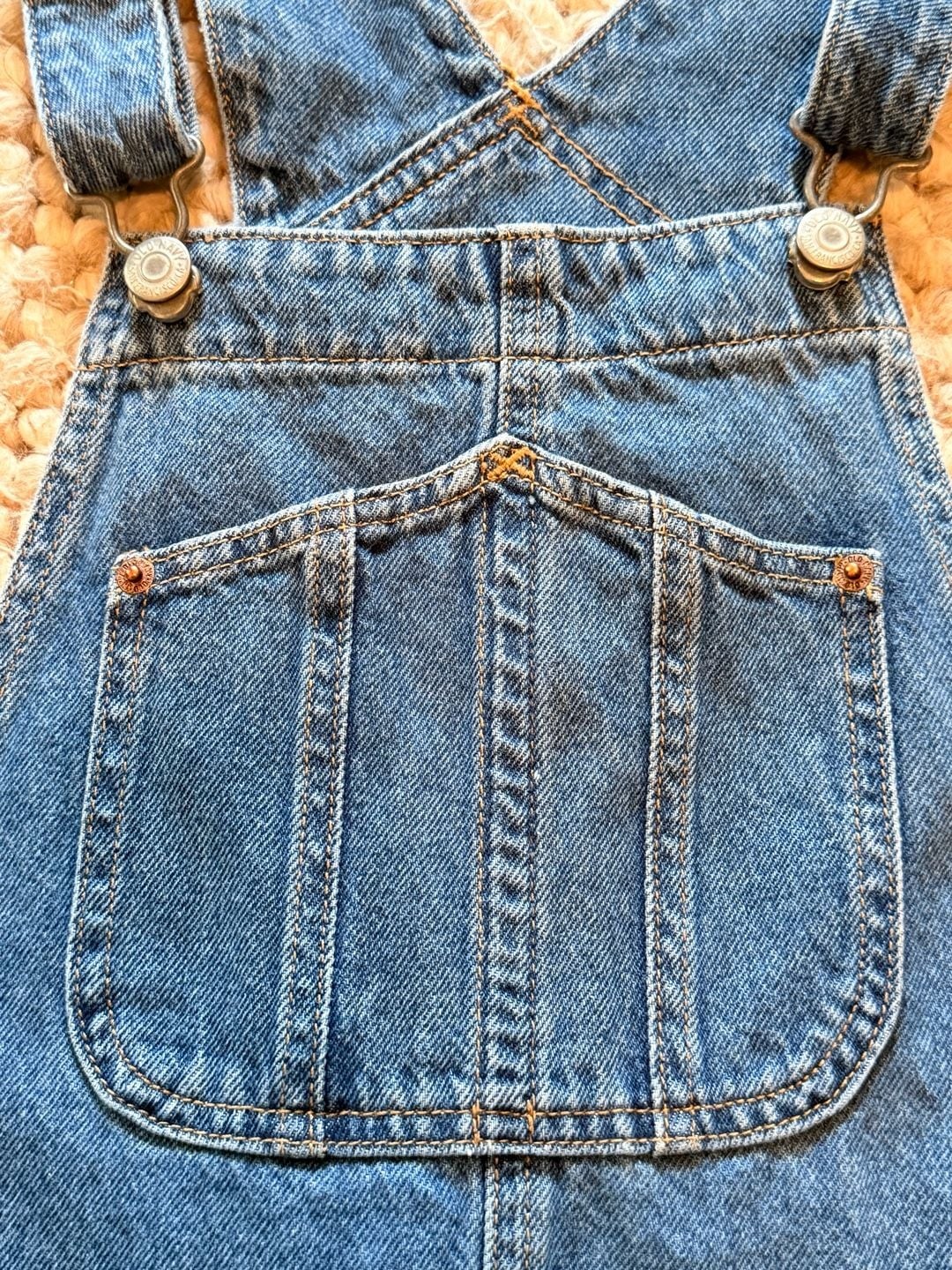 Old Navy Denim Overall Shorts Size S