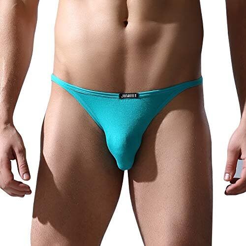 5-PACK Jinshi Mens Briefs Bamboo TAGLESS Soft Bikini Briefs Underwear Multipack