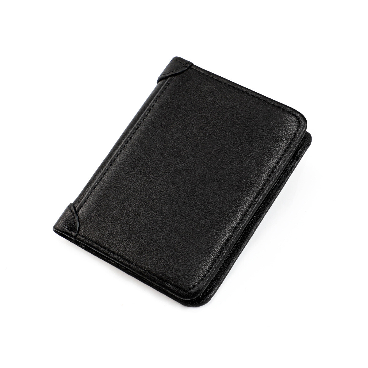 Genuine Leather Wallets For Men Slim Minimalist Trifold Wallet RFID Blocking