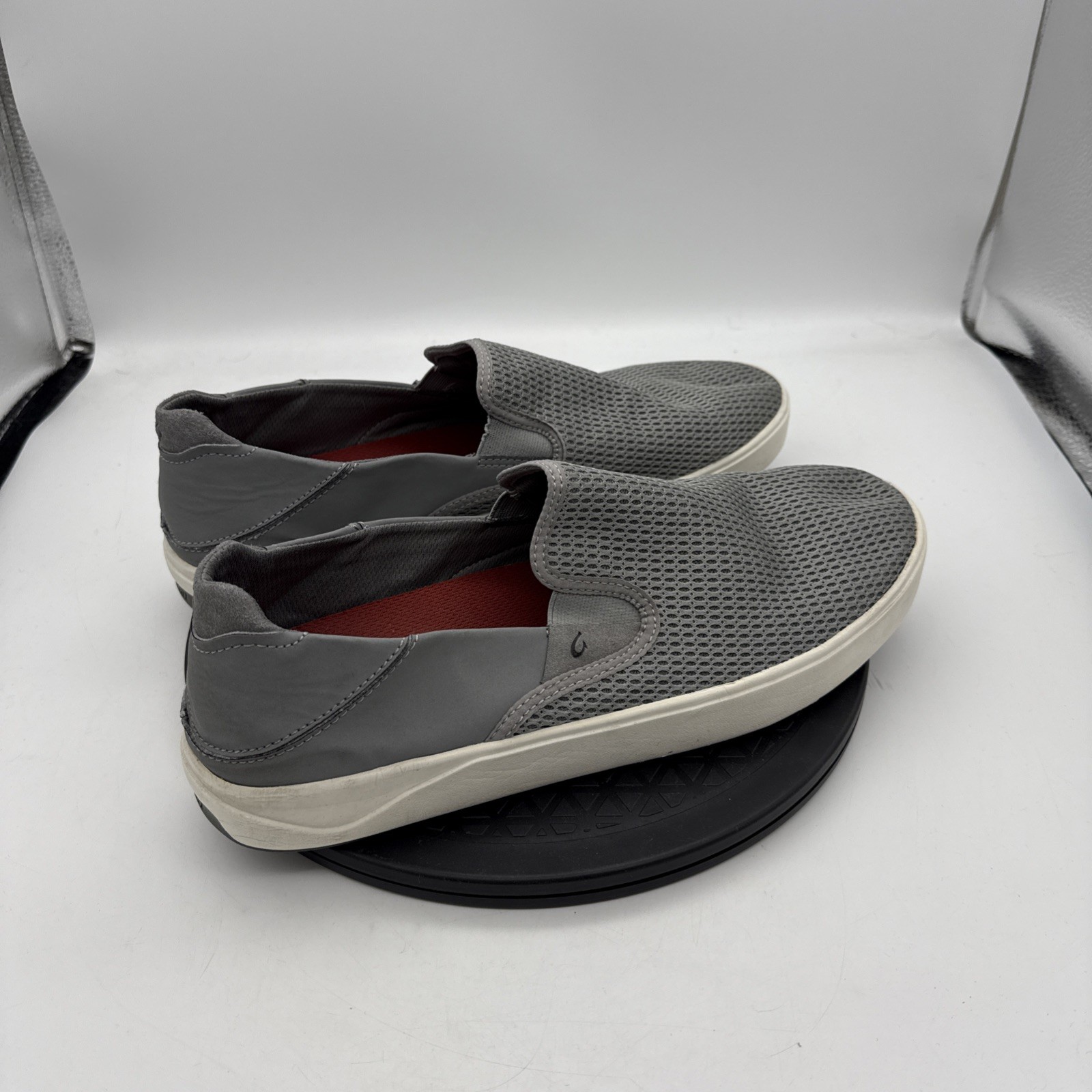 Men’s Olukai Lae’ahi Slip-on Shoes Size 13 Micro Mesh Shoes Gray Laeahi Casual