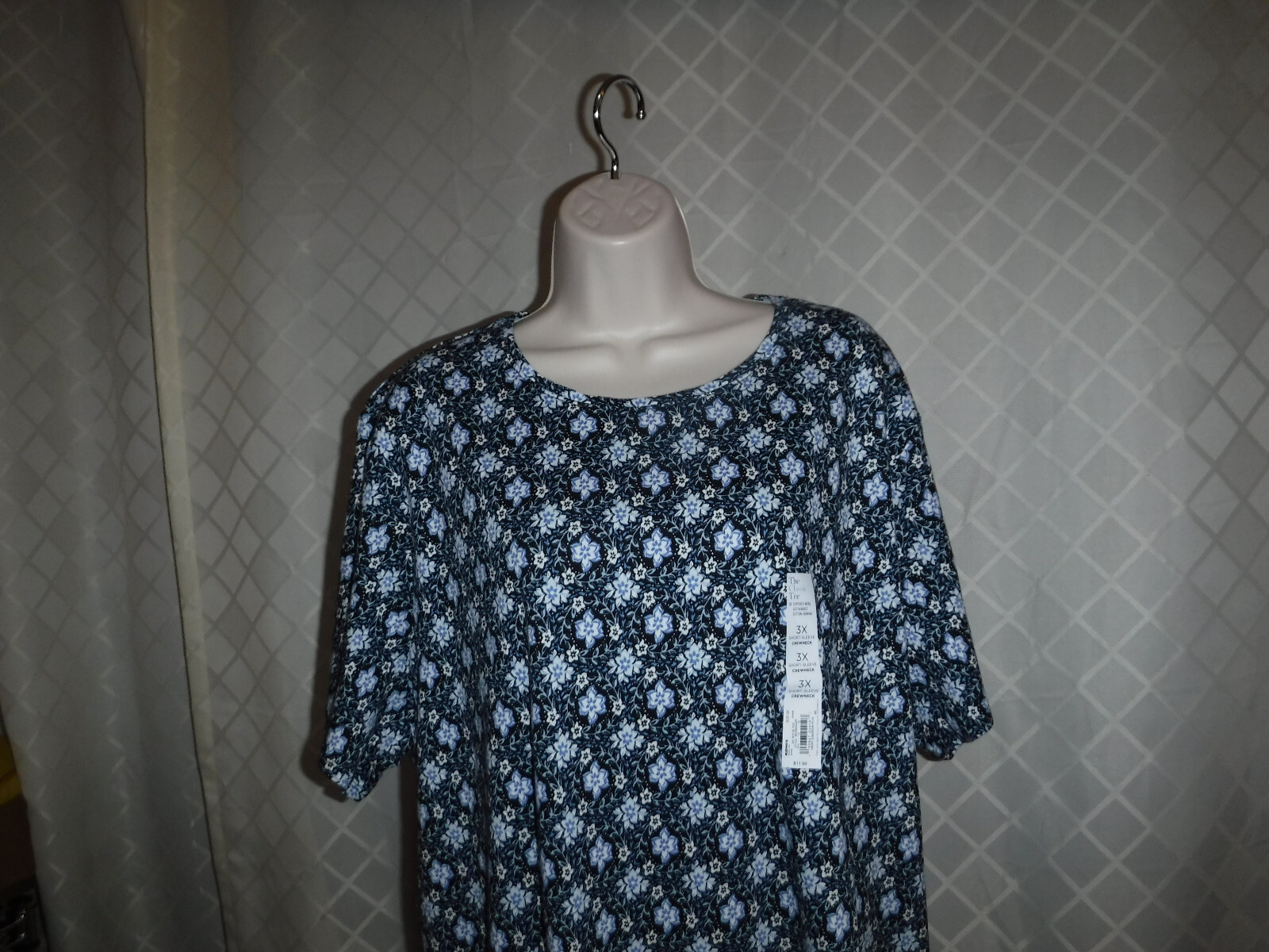 Size Plus Short Sleeve Women’s T-Shirts ,3X,2X,1X,0X,Croft & Barrow Multi Color