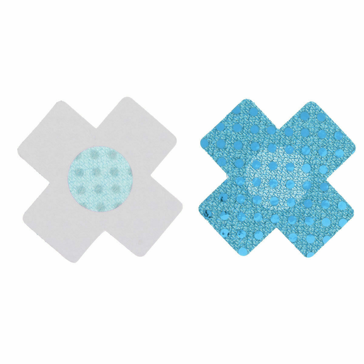 4 Pair Assorted Shape Self-Adhesive Sexy Satin Nipple Cover Pasties Disposable