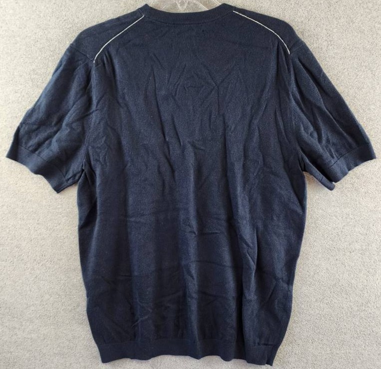 The Men’s Store at Bloomingdale’s Cashmere Blend Sweater Tee M True Navy S/S