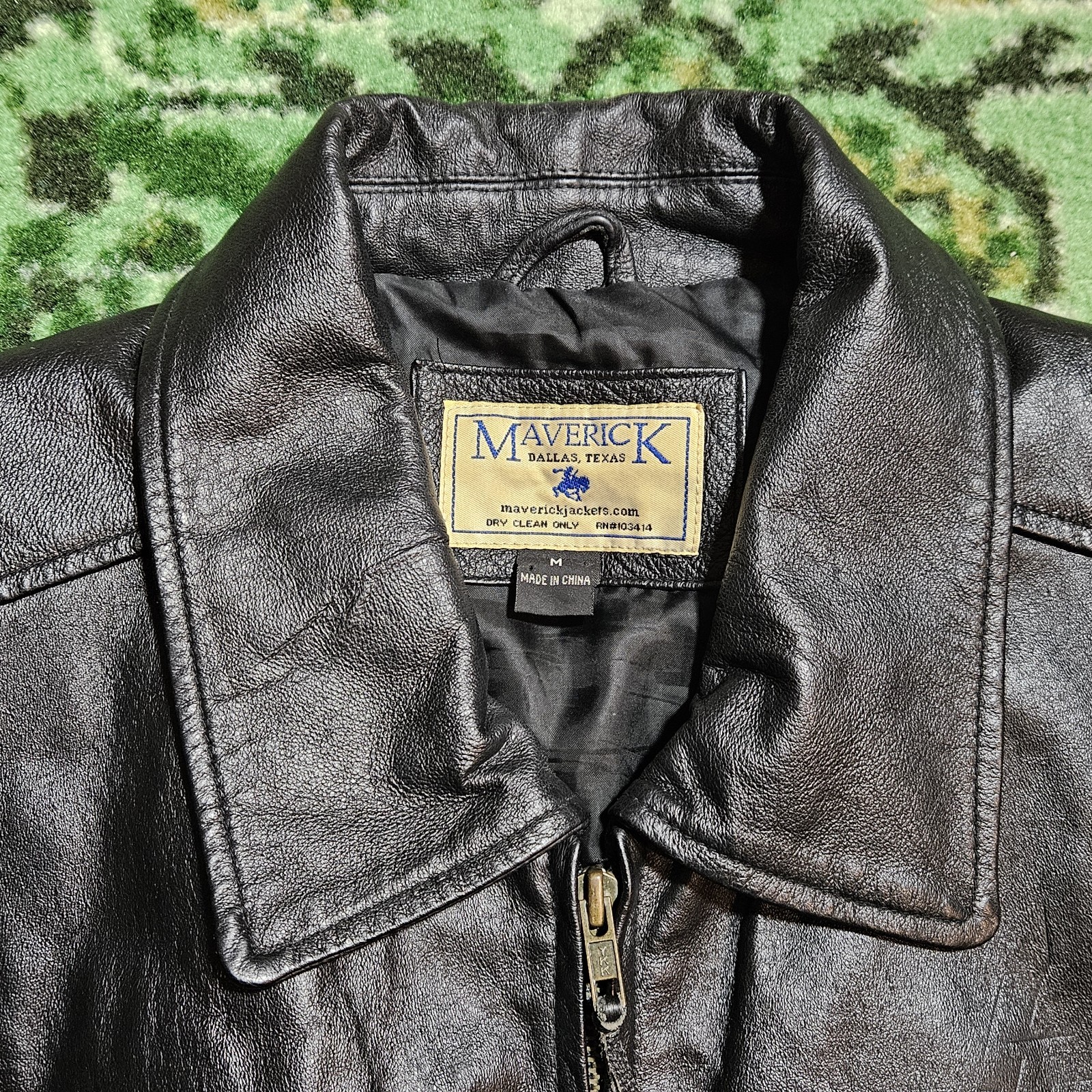 VTG Leather Aviator Jacket Spurs Basketball Medium Bomber Pilot Maverick Biker