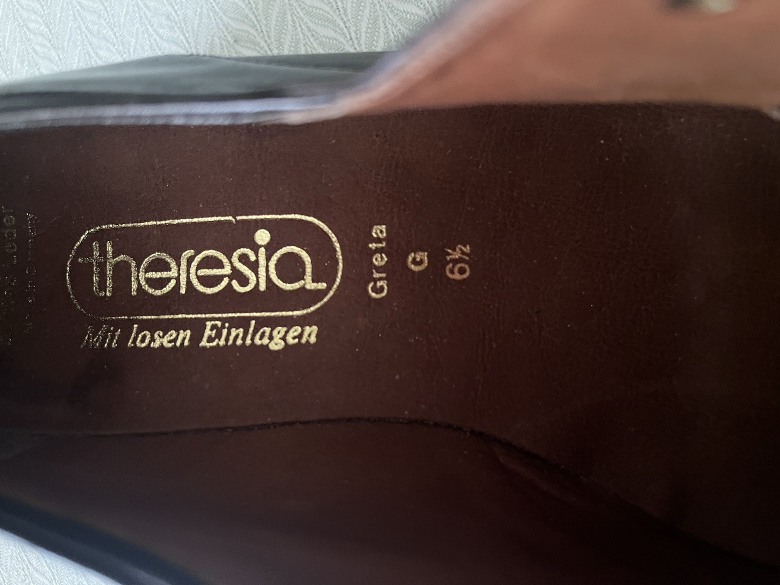 New Leather Dark Brown Made in Germany Theresia Women Shoes Sz 6.5