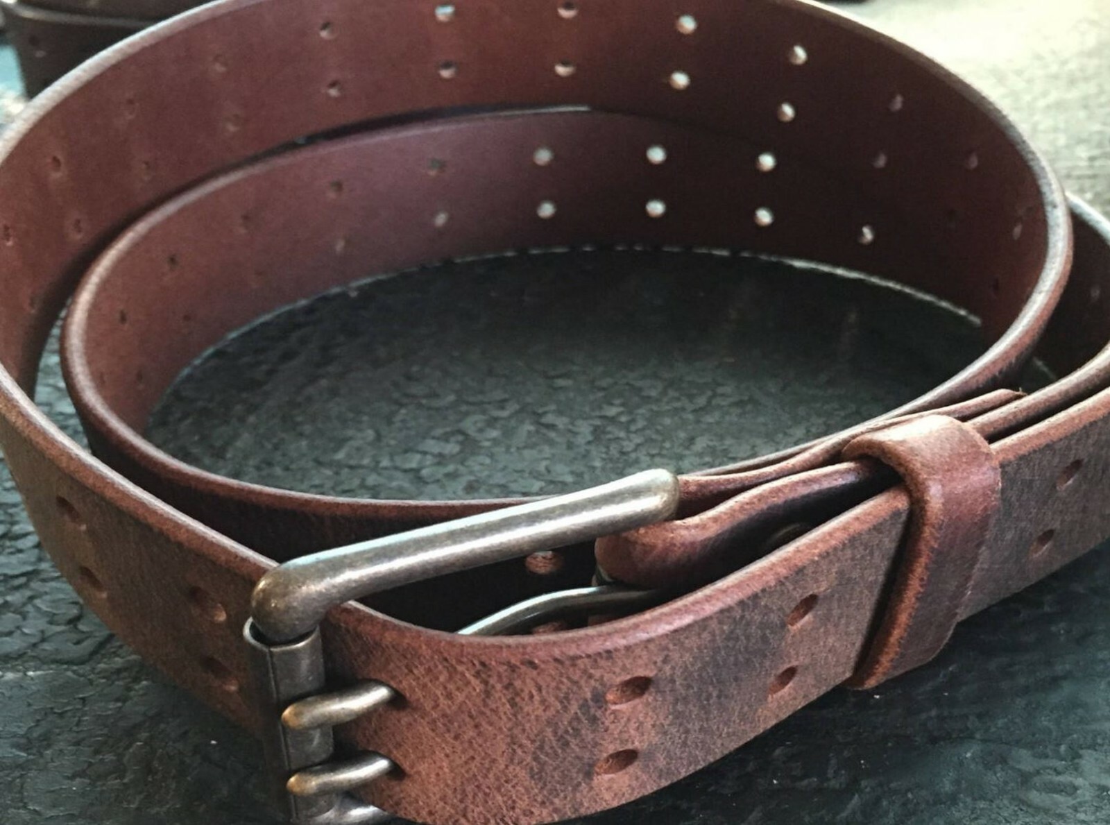 Amish Handmade Leather Gun Holster Dress Work Belt – Genuine Wickett & Craig USA