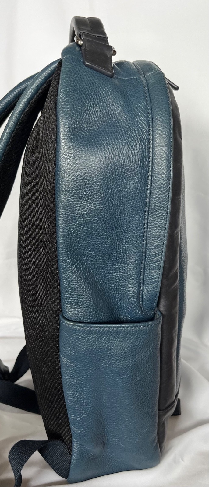 Coach Camden Leather Backpack Blue & Black F71060 Excellet! Unisex