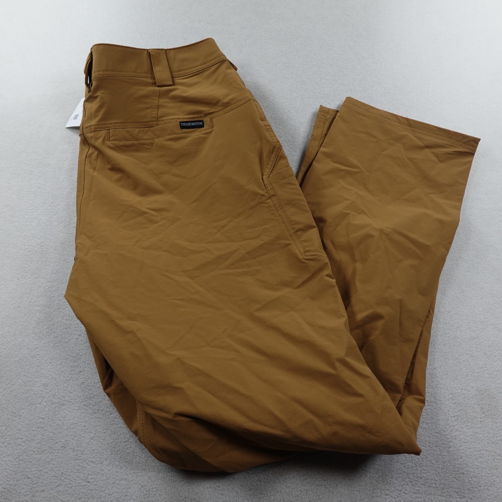 Truewerk T1 Werkpant Pants Mens 38 Brown Tech Cargo Work Performance Stretch NWT