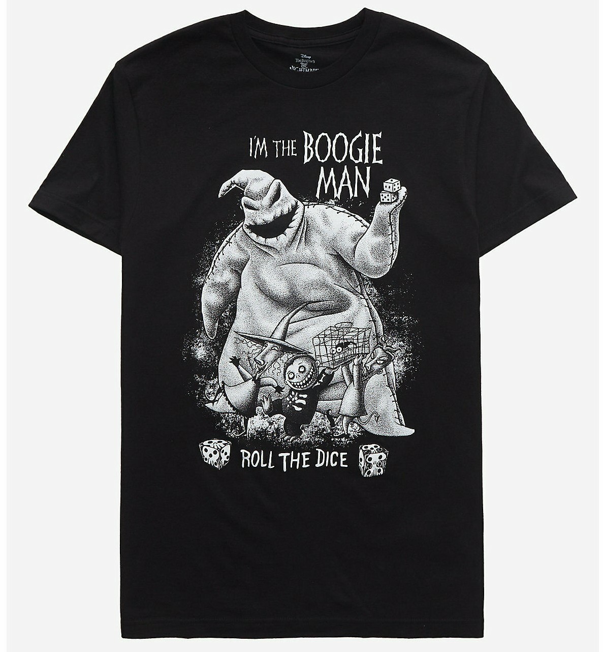 The Nightmare Before Christmas The Best Oogie Boogie Roll The Dice T Shirt New
