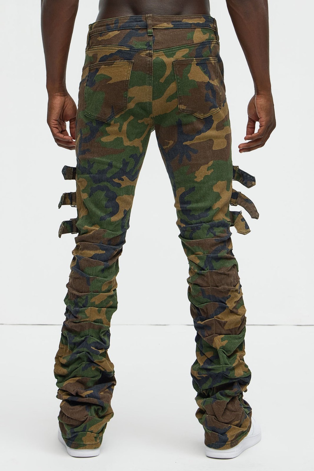 Camouflage. Stacked Skinny Flare Fit 5 Pocket Detail