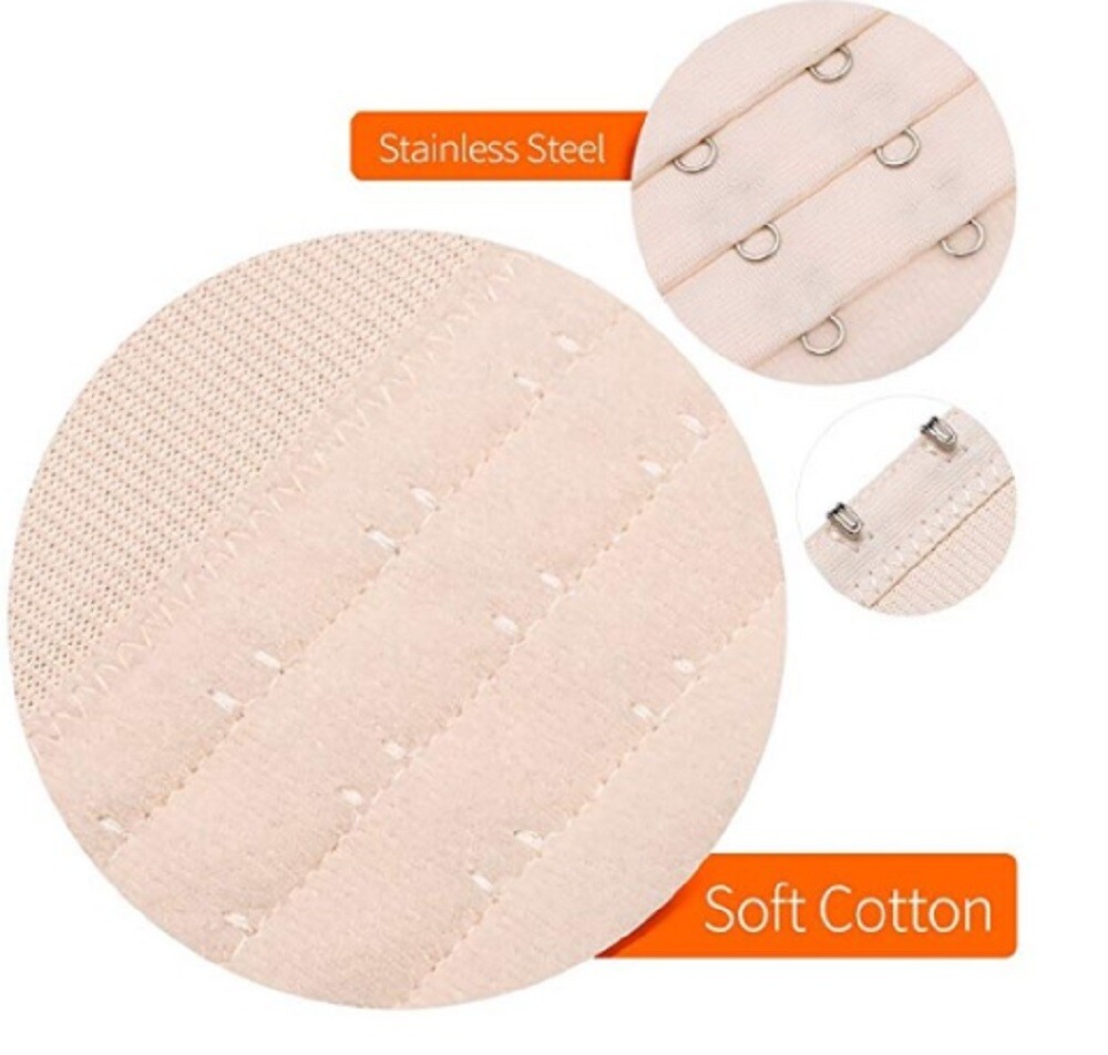 6Pcs Bra Extender Set–Adjustable 2/3/4 Hook Strap Extensions for Comfortable Fit
