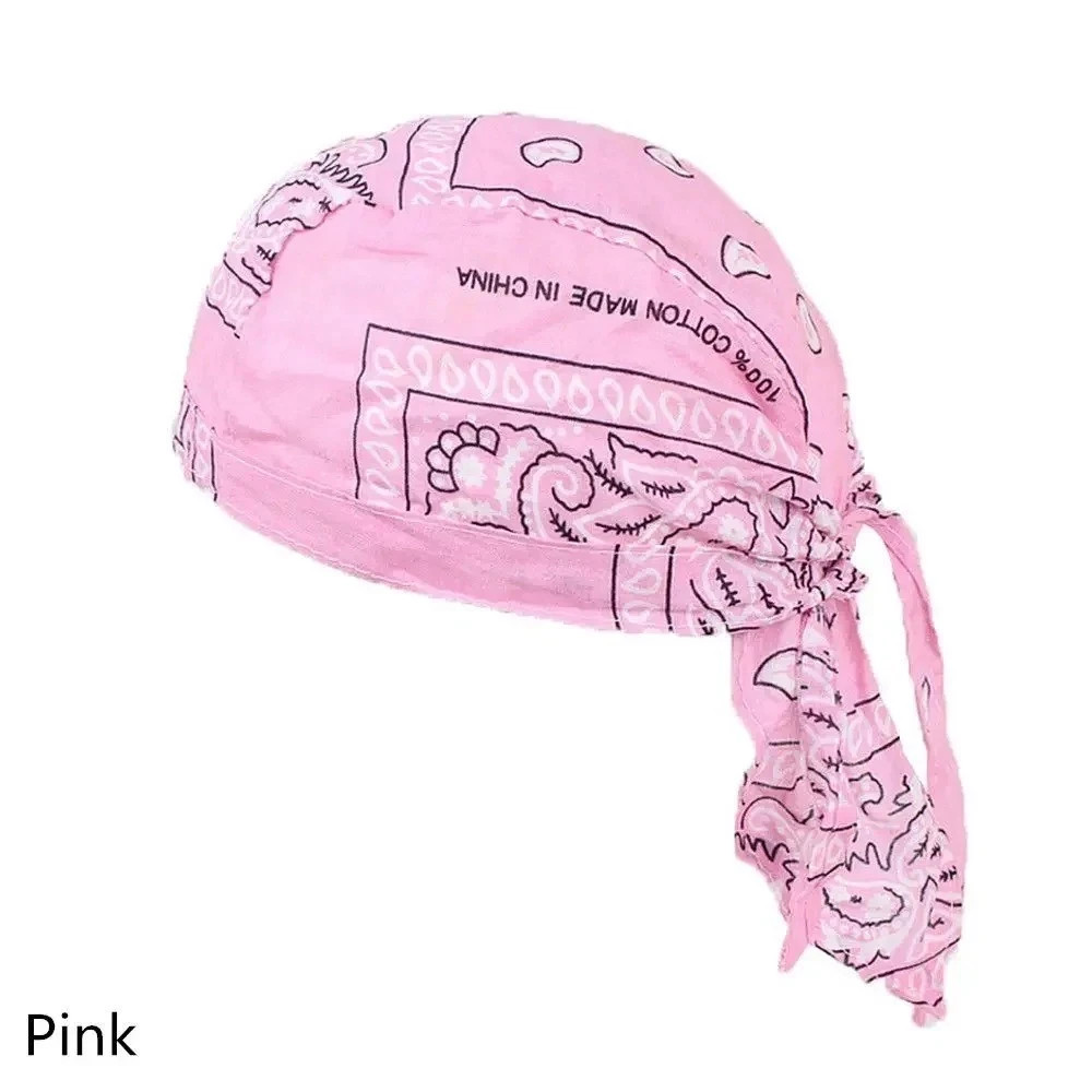 Elastic Motorcycle Wrap Biker Du Bandana Paisley Doo Rag Head Skull Cap Durag