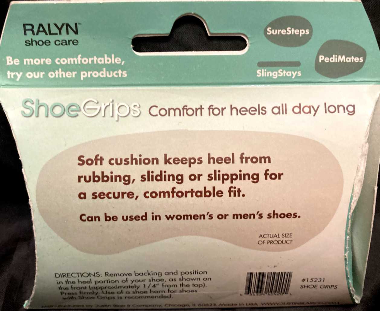 Two Pairs of Shoe Grips keeps Heels in Place by Ralyn Shoe Care