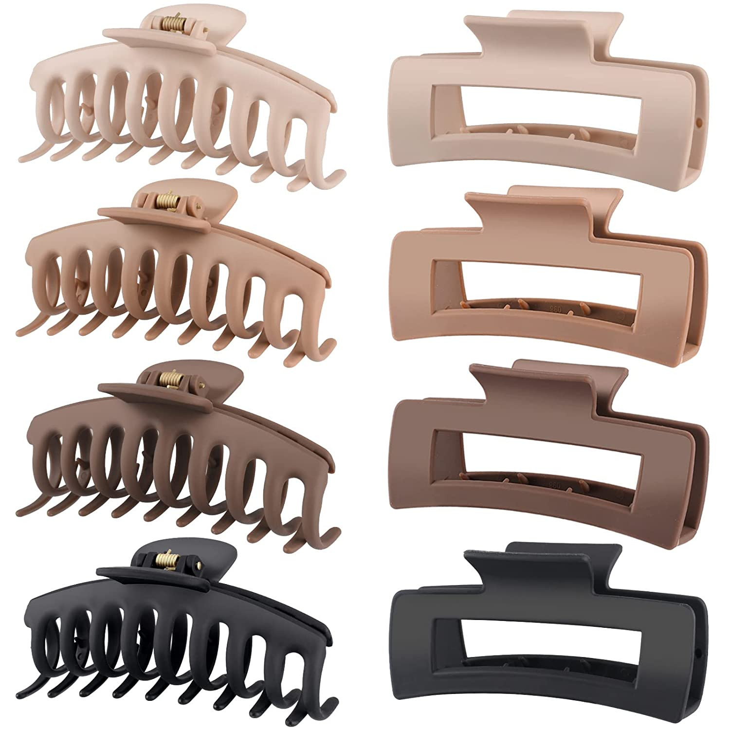 Hair Clips for Women 4.3 Inch Large Hair Claw Clips for Women Thin Thick Curly H