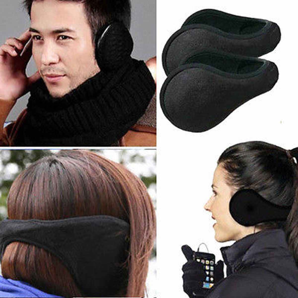 Ear Muffs Fleece Insulation Winter Ear Warmer Men Women Behind the Head Band lot