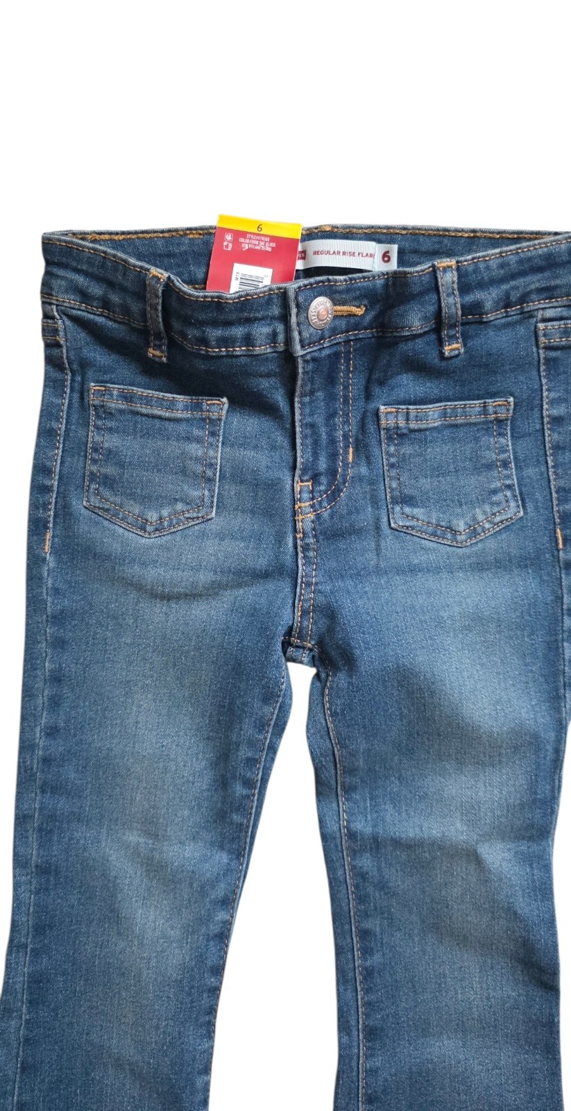 Levi’s Girls Flare Denim,Regular Rise Flare Jeans Size 6
