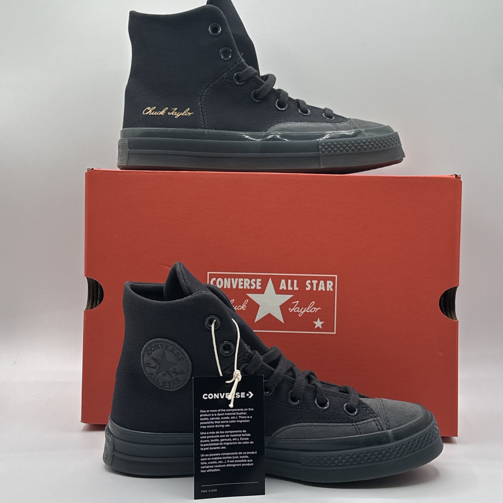 Converse Chuck 70 Marquis Hi Nightfall Grey Cyber Grey Men 4 Women 6
