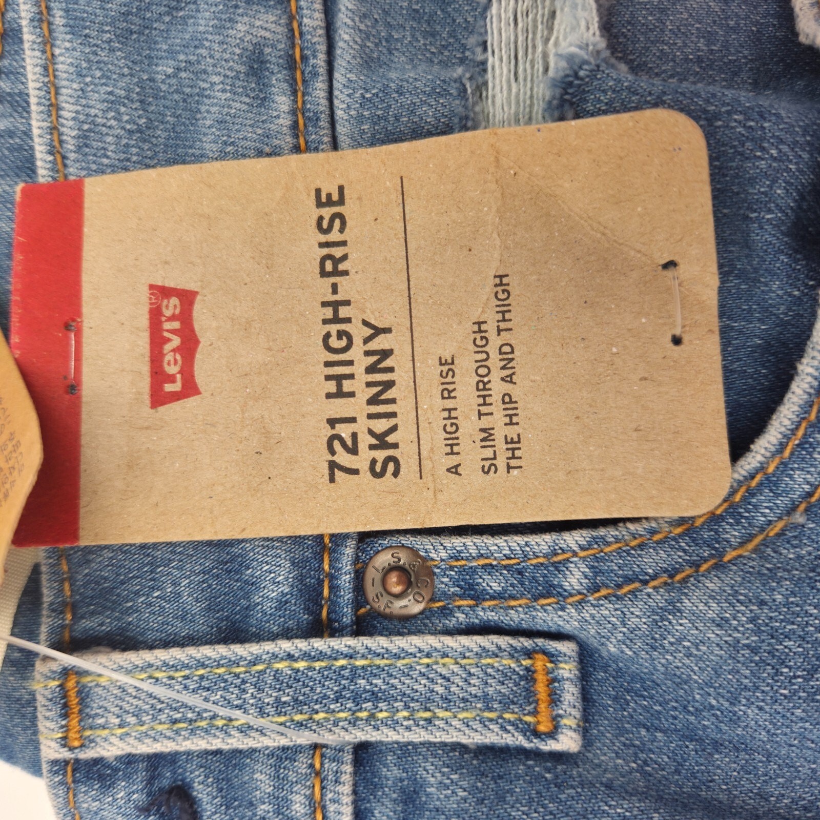 NEW Denizen Levi’s 285 Relaxed Fit Jeans Men’s 25×30 Blue Denim w/ Tags