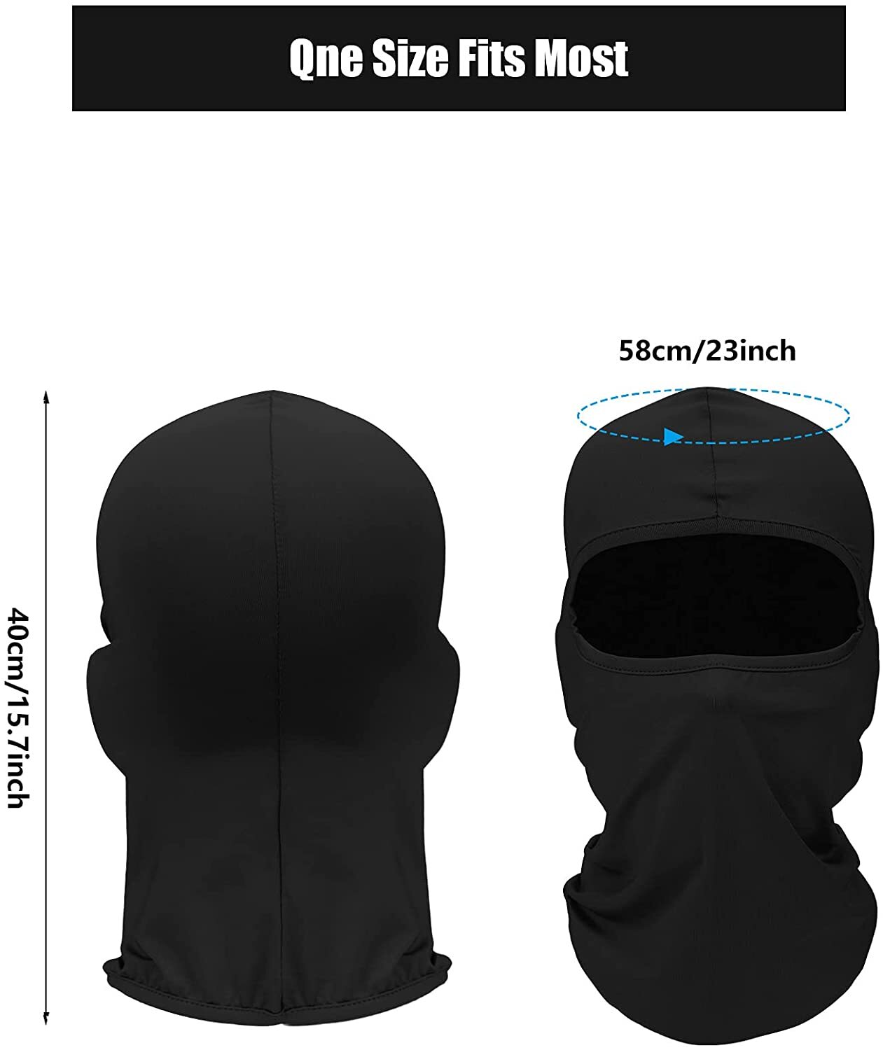 Balaclava Full Face Mask UV Protection Ski Sun Hood Tactical Masks for Men Women