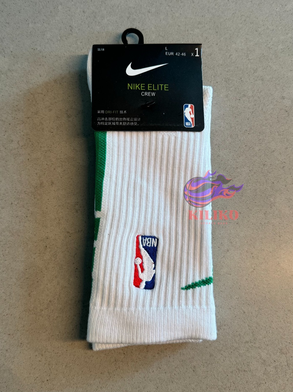 Nike Elite NBA Crew Socks DRI-FIT Mid Crew Size Large **Many Colors**
