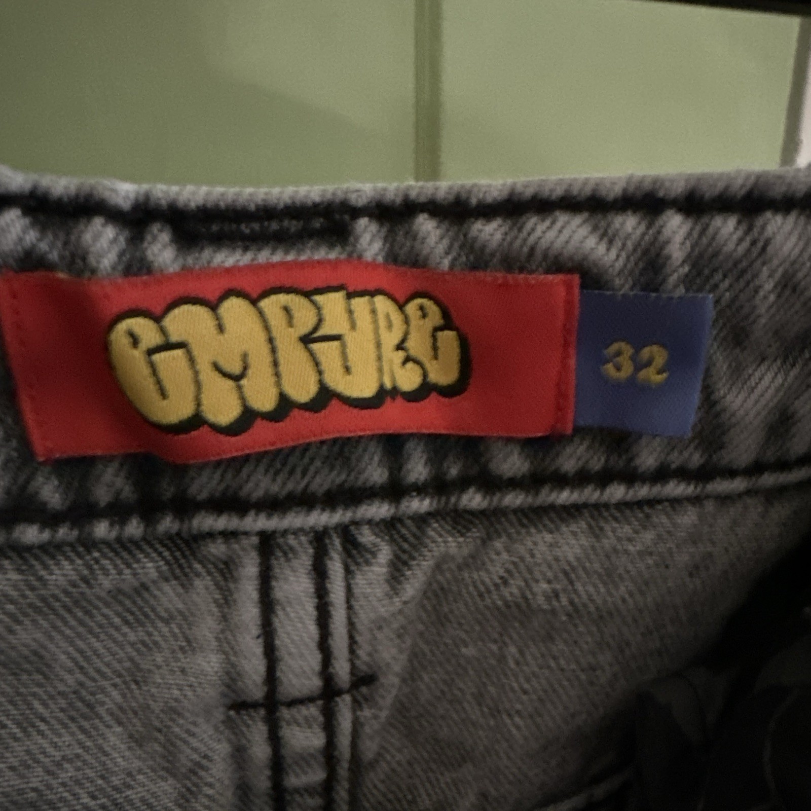 Empyre Baggy Jeans – Size 32 – Stone washed, Gray