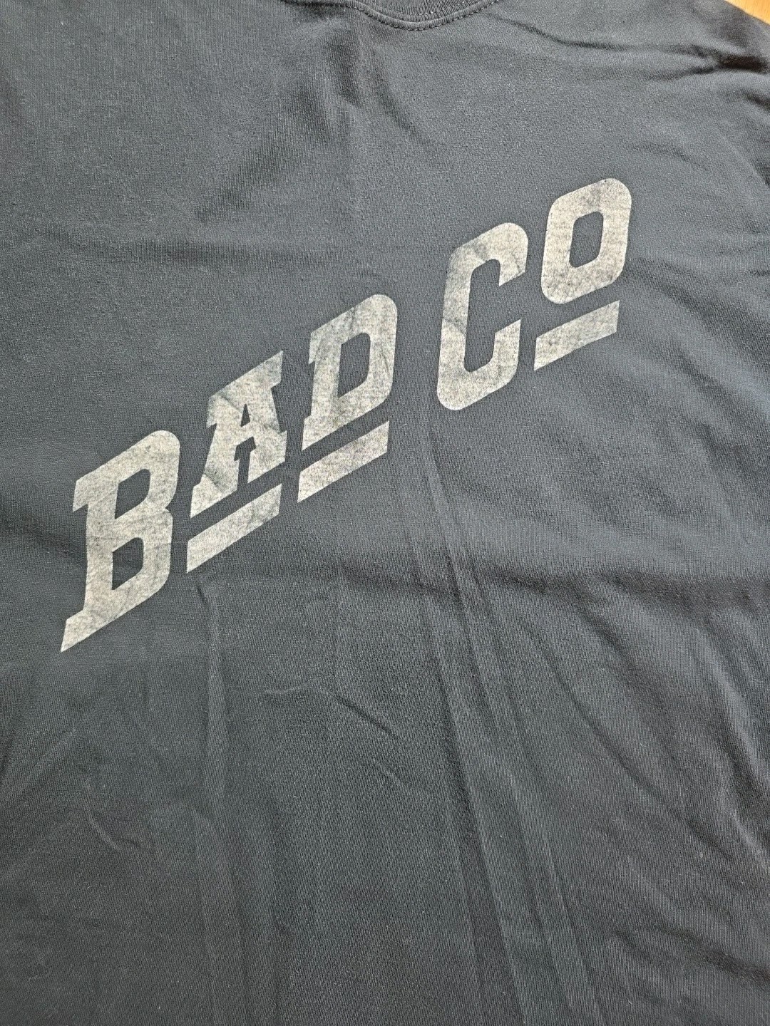 Bad Co Men’s Black Graphic Short Sleeve T-Shirt – Size XLarge Y2K Vintage Tee