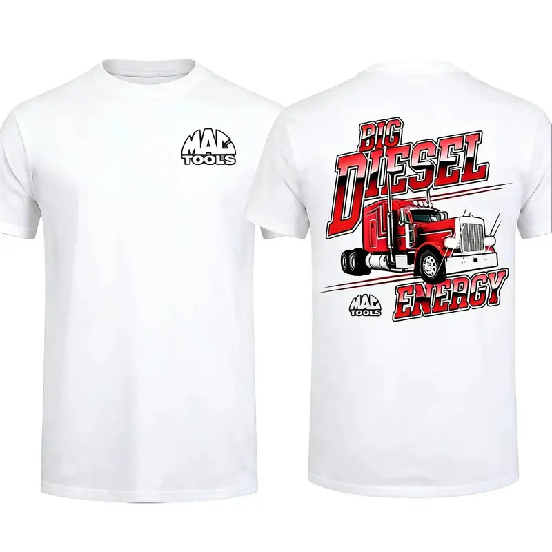 Mac Tools Big Diesel T Shirt Mechanic Heavy Equipment Construction Tee Gift