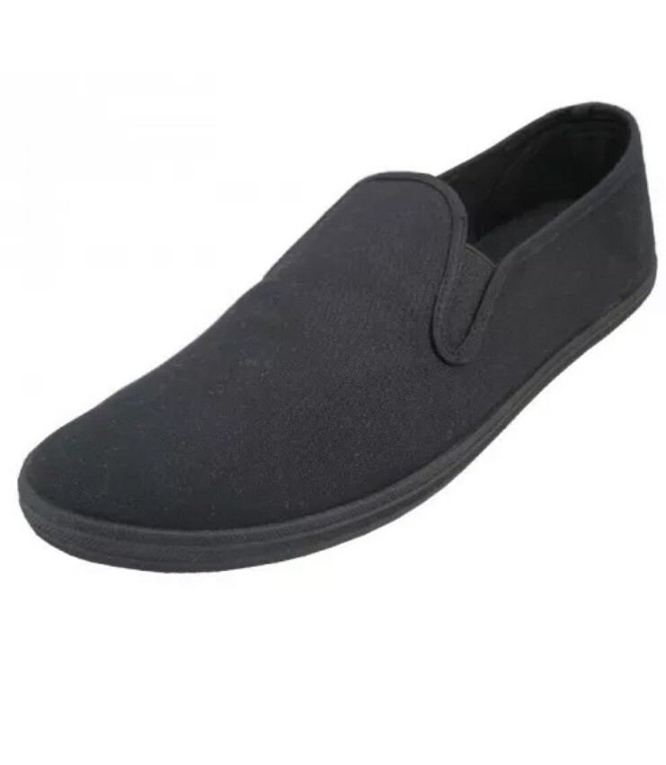 NEW Mens Canvas Sneakers Classic Deck Slip On Shoes 3 Colors, Sizes: 7-13