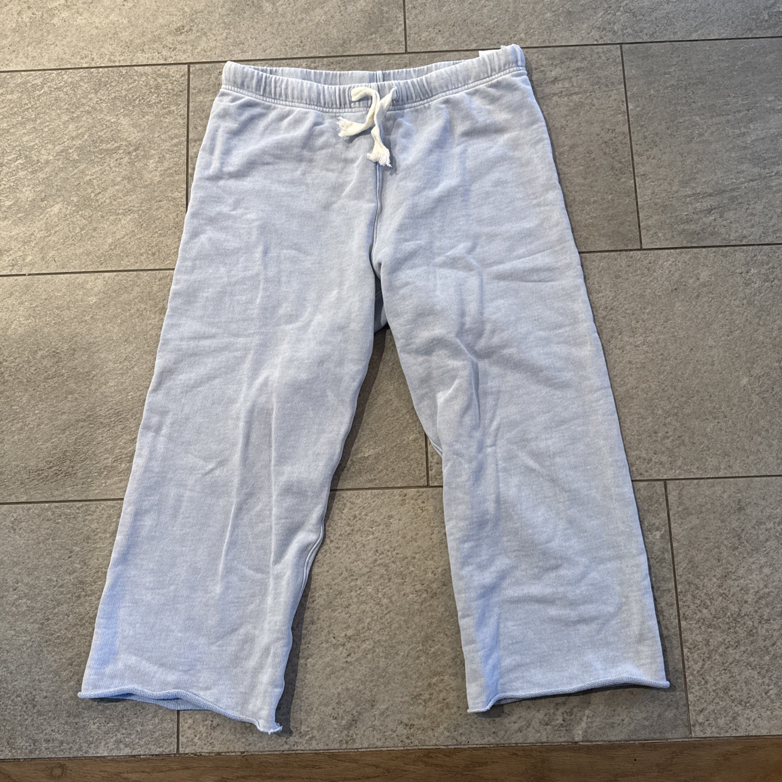 New Frank & Eileen Light Blue Mineral Wash Catherine Sweatpants L