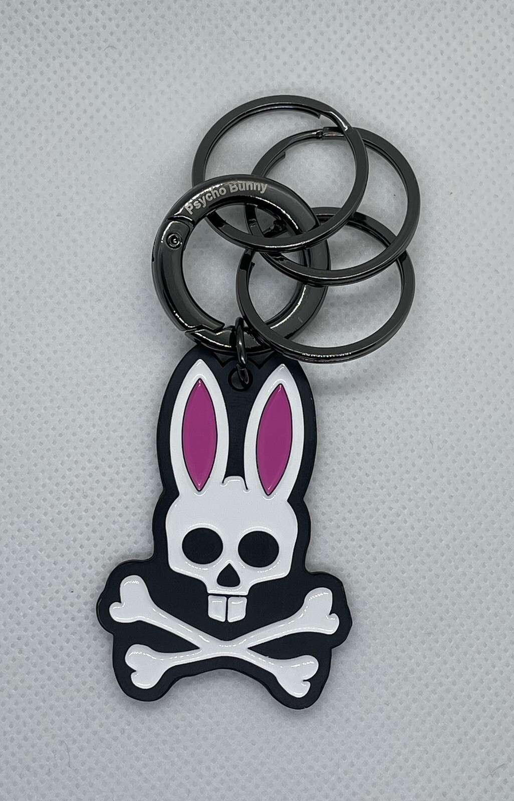 Psycho Bunny Keychain with Free Psycho Bunny Vinyl Decal