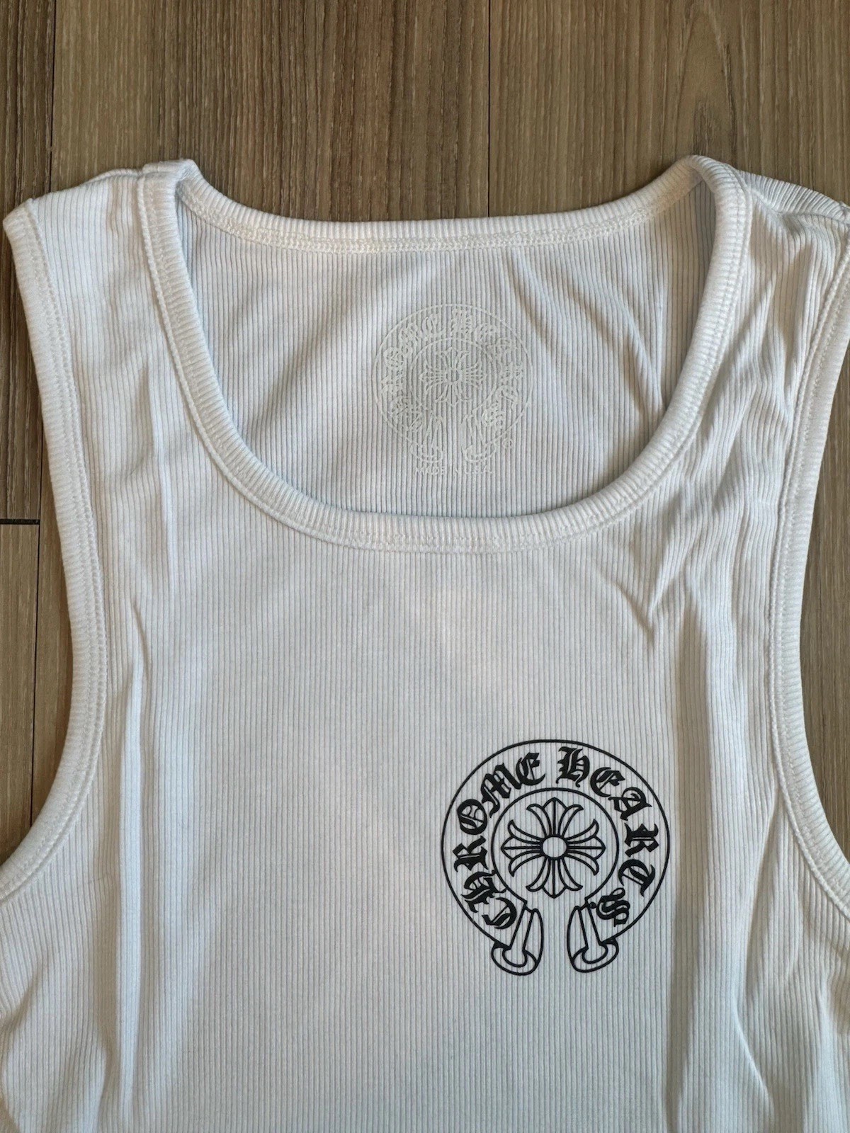 Chrome Hearts White Tank Top Size Small