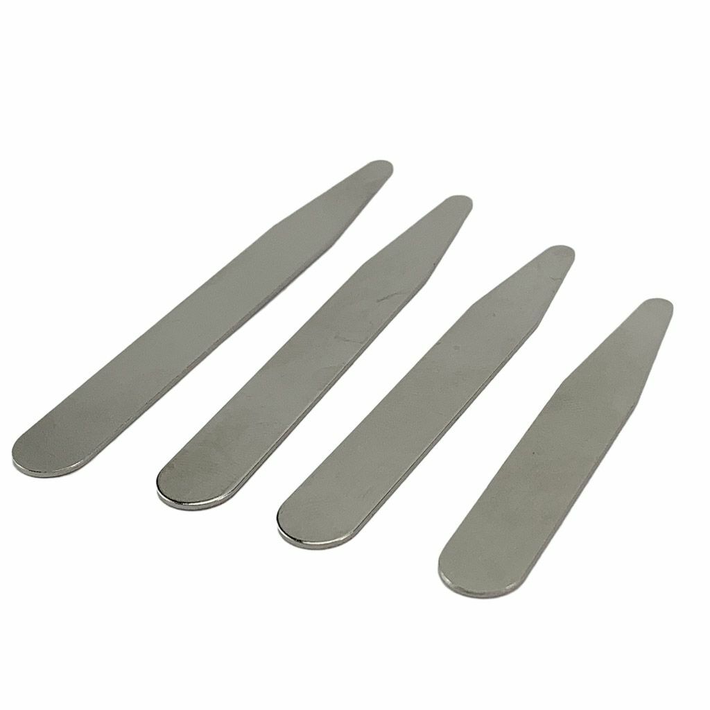 Magnetic 10/20/36/40 Metal Collar Stays Stiffeners+10 Magnet Insert In Box Shirt