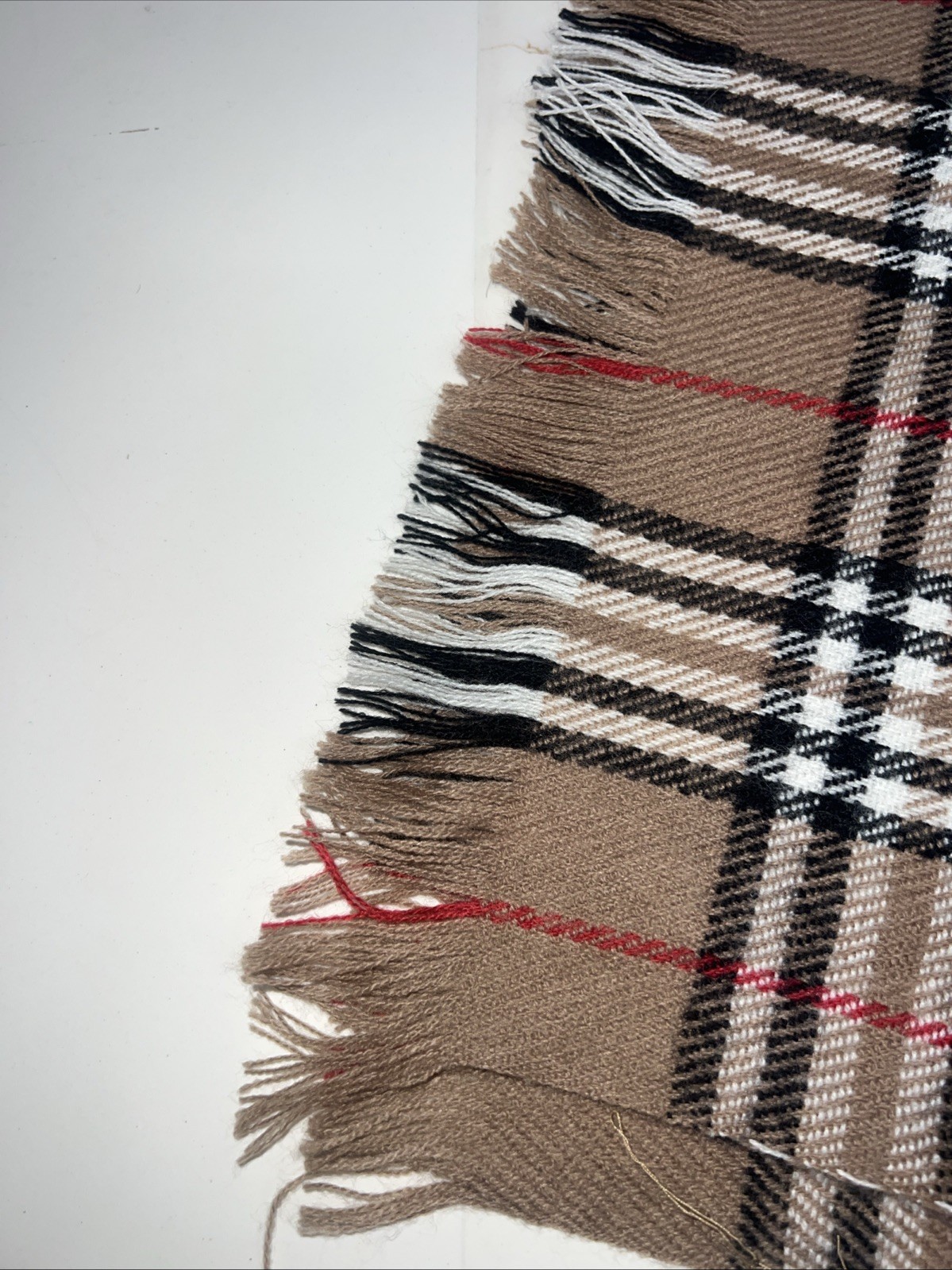 Classic Check Print Scarf