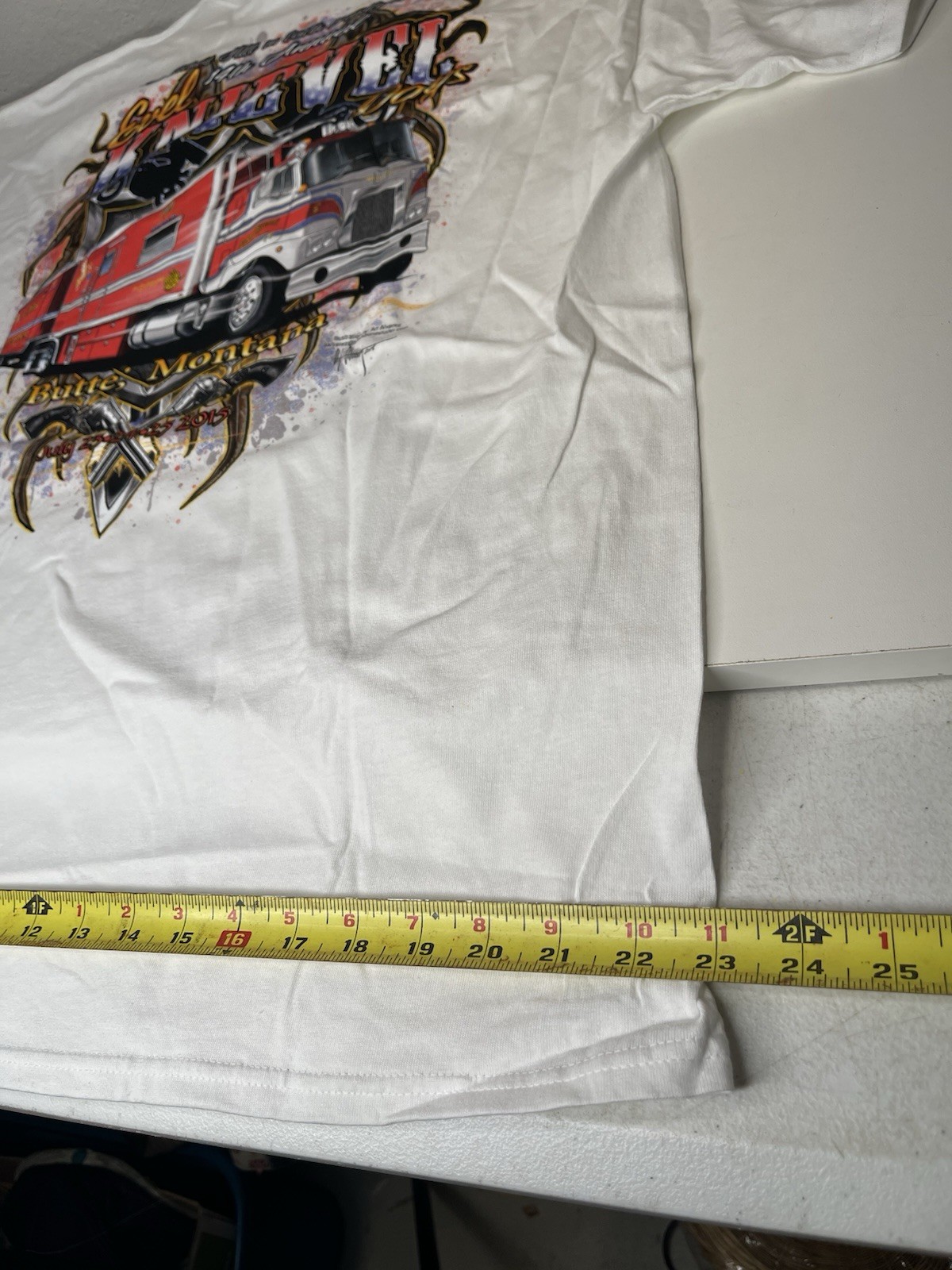 VTG 14th Annual Evel Knievel Days Butte Montana July 23 24 25 2015 White Tshirt