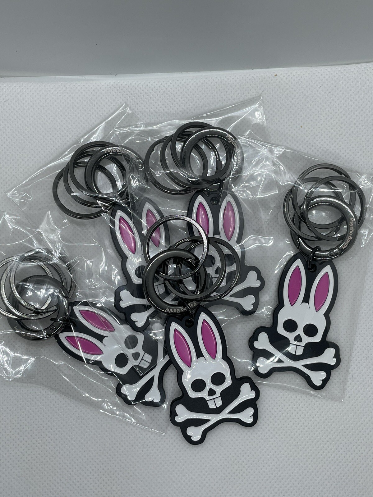 Psycho Bunny Keychain with Free Psycho Bunny Vinyl Decal