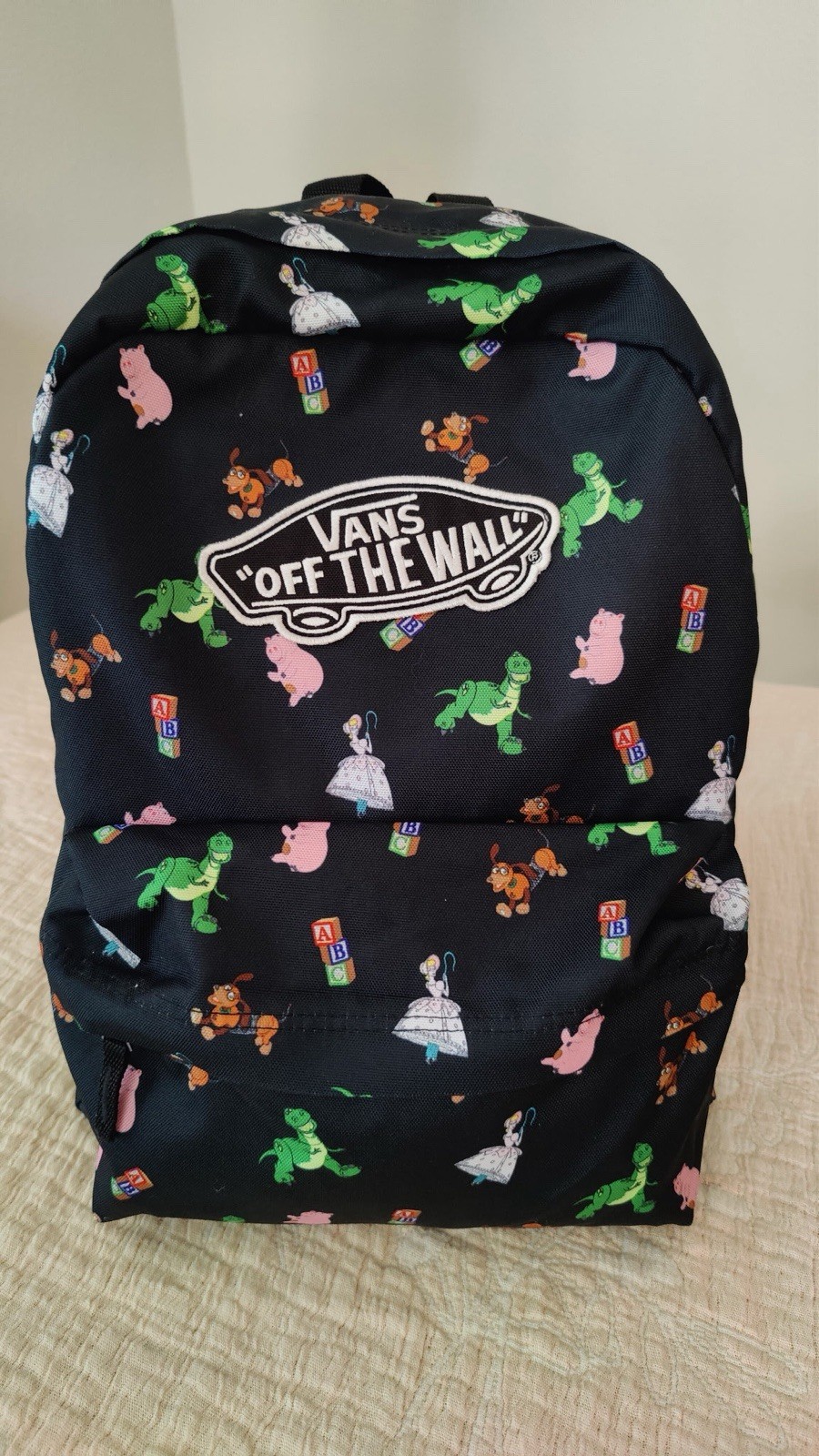Vans x Pixar Toy Story All Over Print Black Backpack Limited Edition