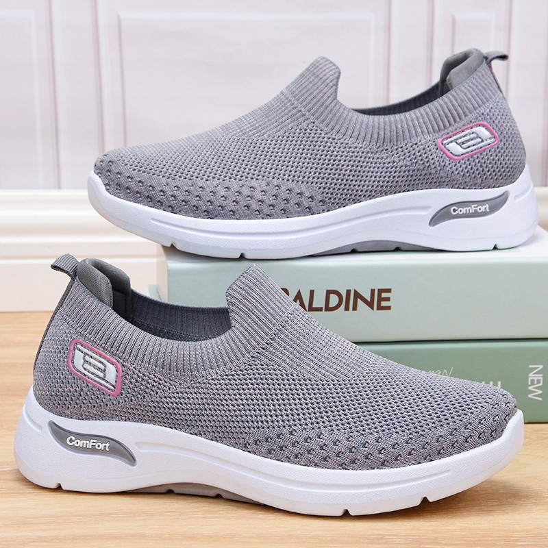Women Orthopedic Sneakers with Cushion Slip On Walking Gym Comfy Fashion Shoes
