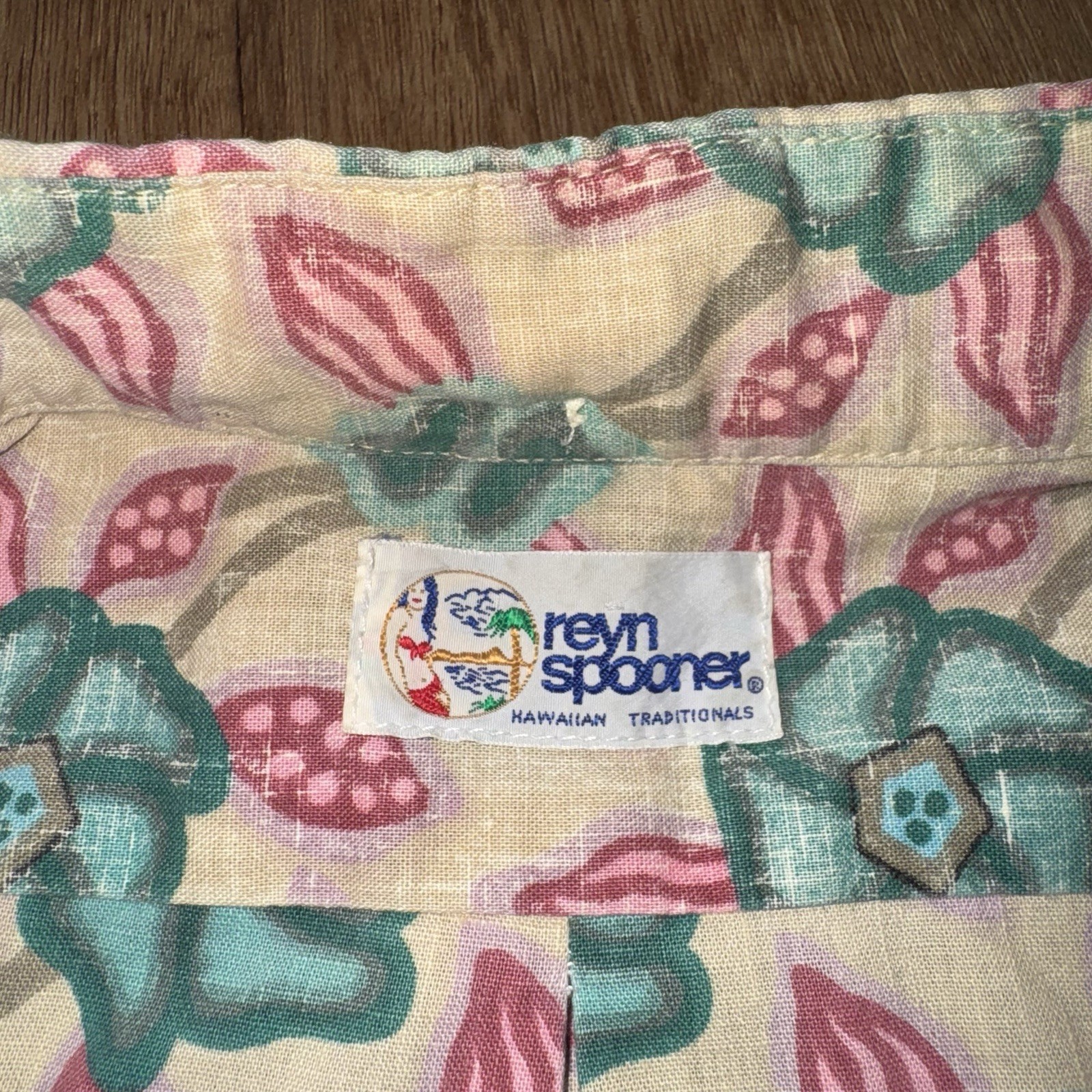 Vintage Reyn Spooner Shirt Mens XL Floral Print Cotton Pullover Style 80s 90s