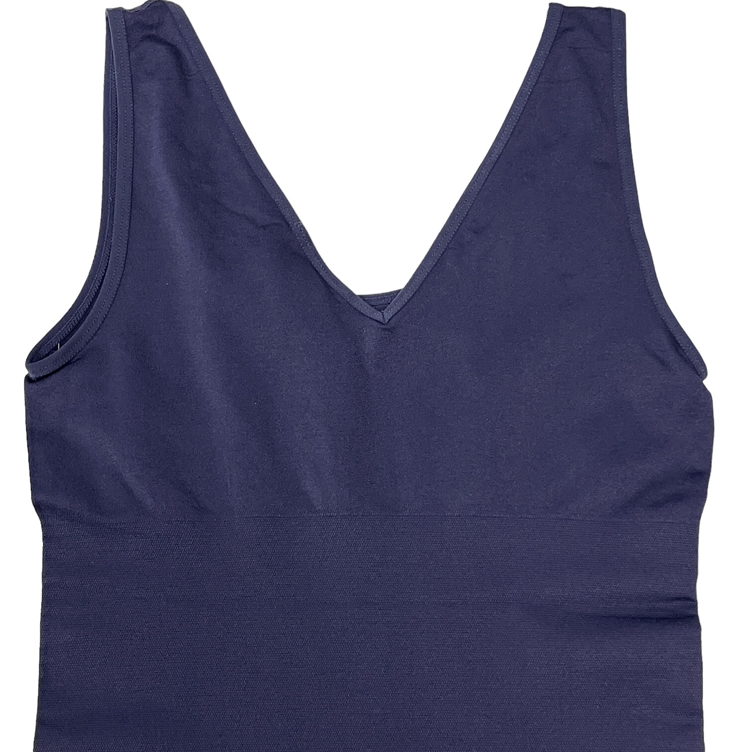 Yummie Tank Top Seamless 2 Way Shaper V Neck Scoop Cami Slimmer Moderate Control