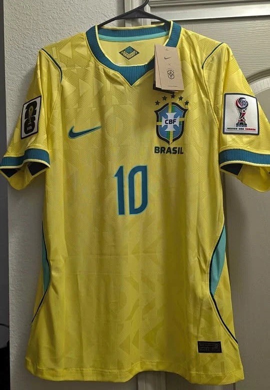 Neymar Brazil 2026 World Cup Professional Player Jersey Home