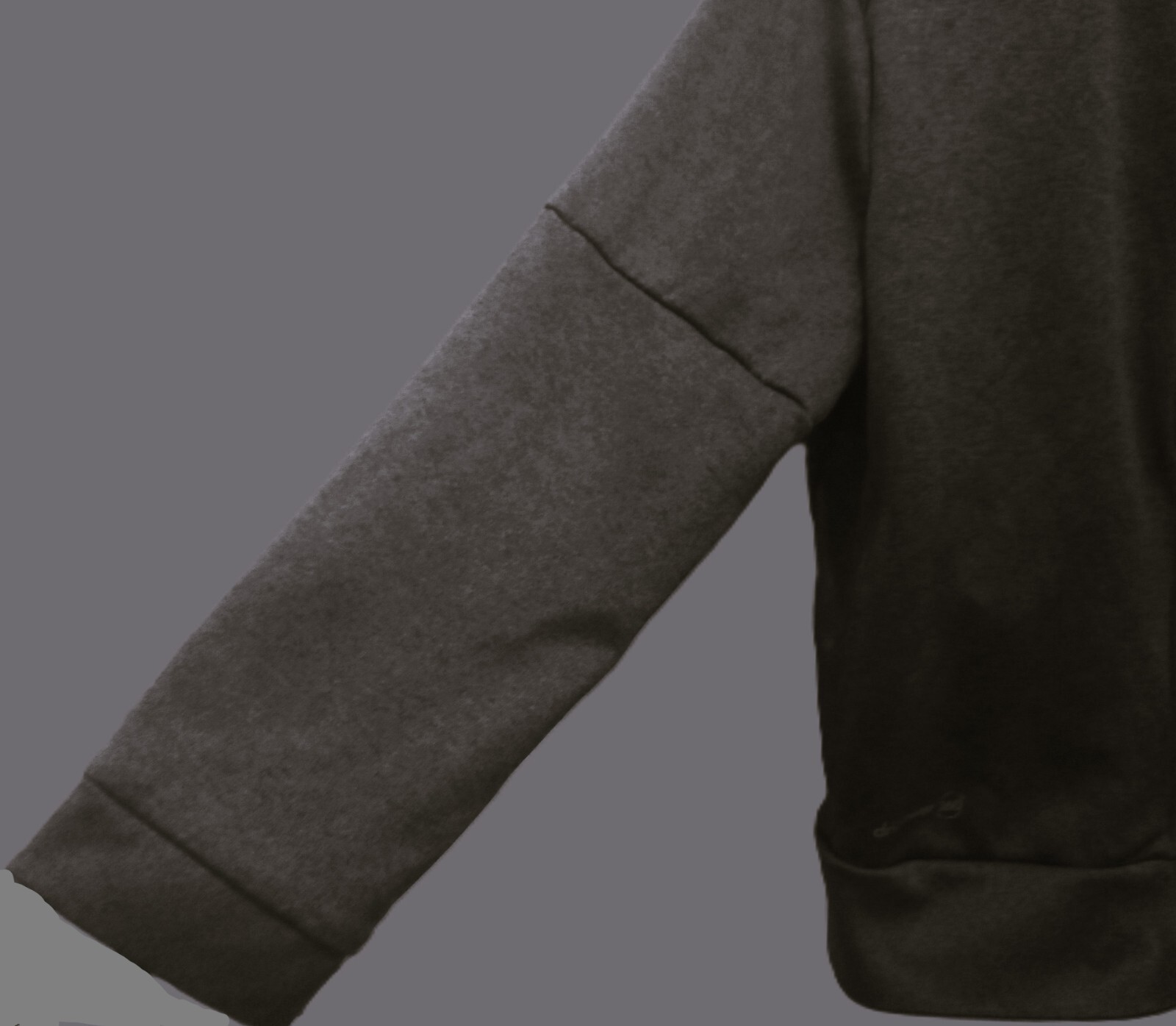 EUC Russell Full Zip L/S Hoodie – Charcoal w/Orange Trim – Boy’s Size Md 8
