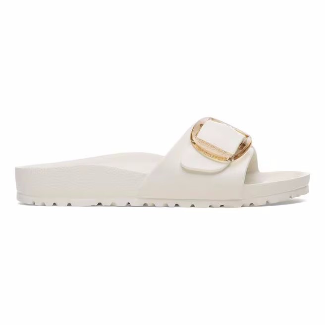 Birkenstock Womens Madrid Big Buckle EVA Sandals 1029633 – Eggshell