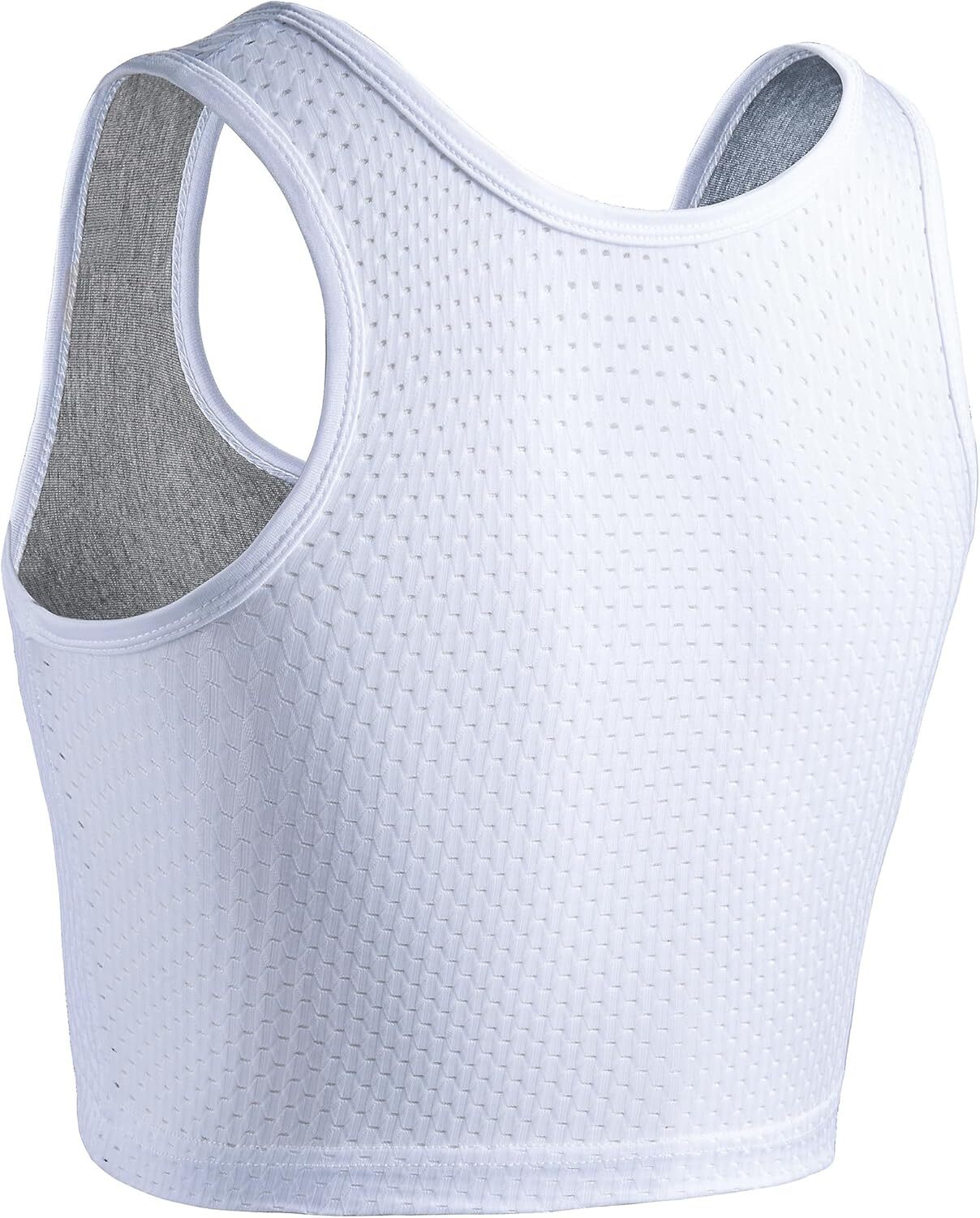 Chest Binder FTM Transgender Zip Up Binder Breathable Cool Fabric Tank Top