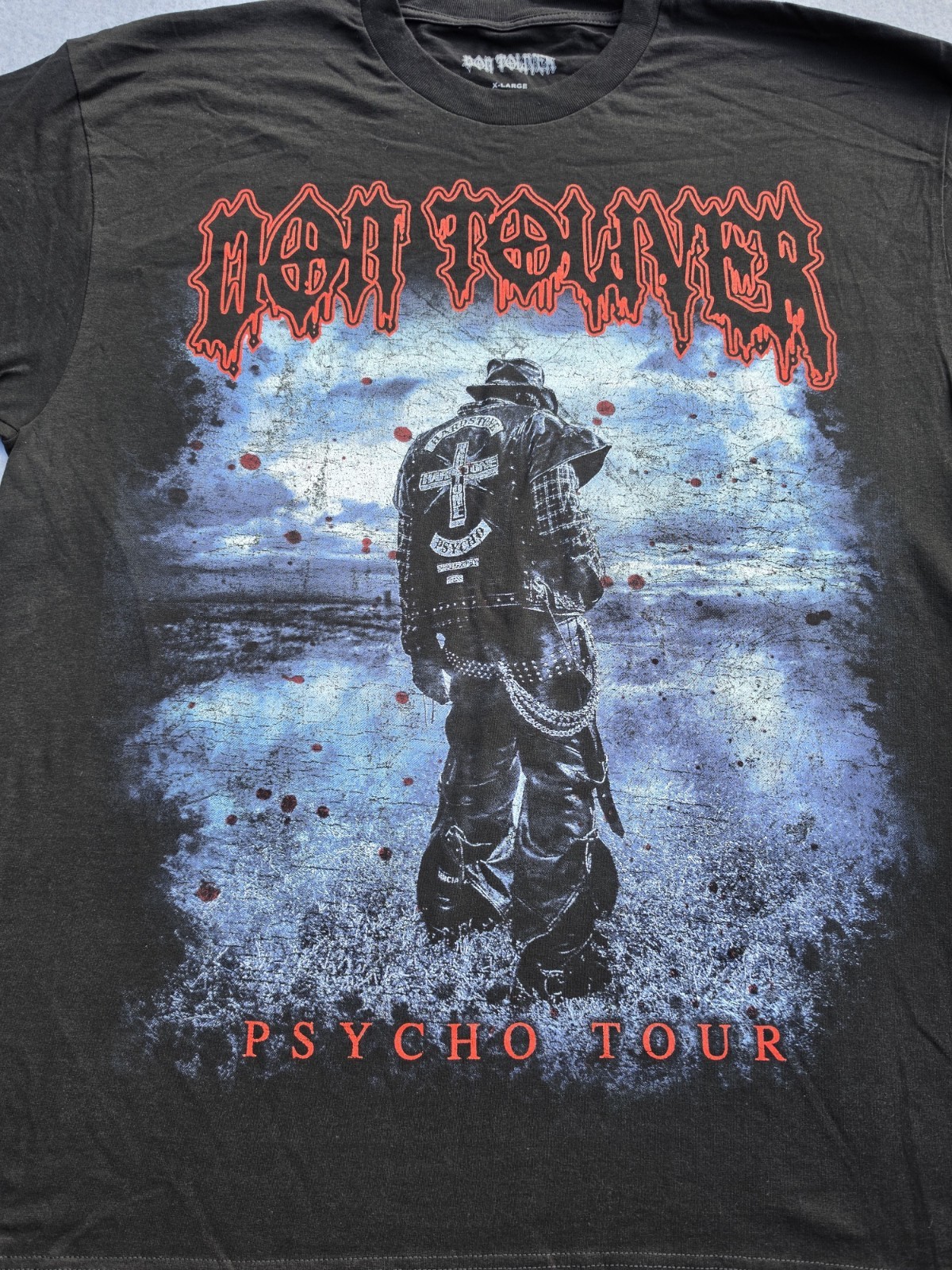 Don Toliver “Psycho Tour” Graphic T Shirt Size X-Large Black NWOT